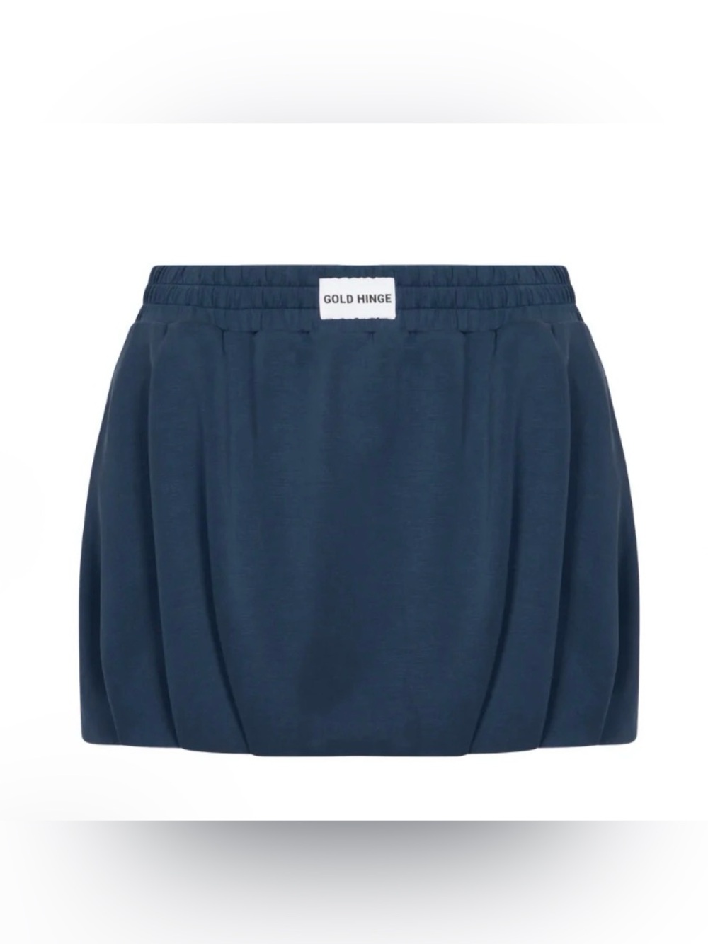 Gold Hinge Stone Navy Luxesoft Bubble Skirt